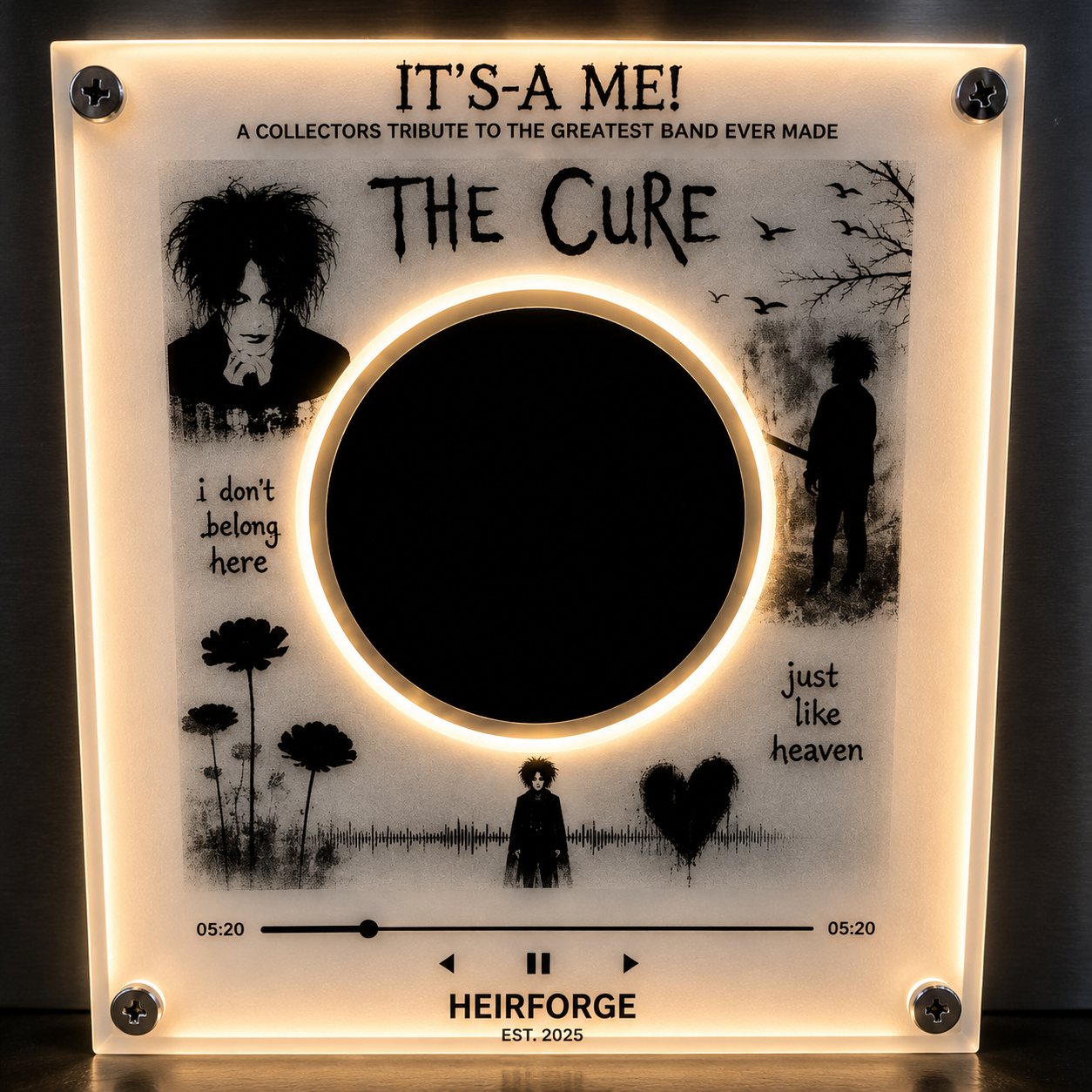 The Cure Vinyl Frame